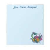 Chinese waterdraak koi vis notitieblok (Voorkant)