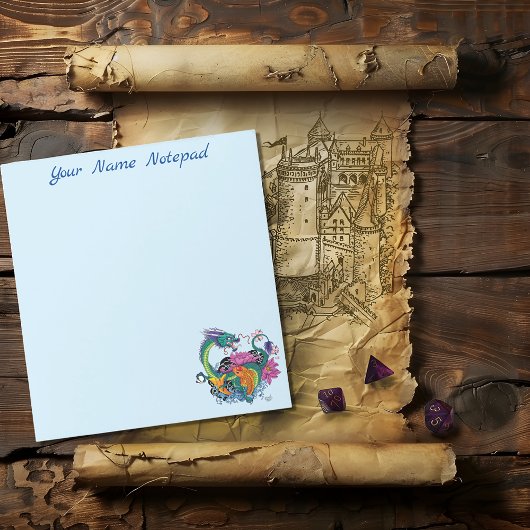 Chinese waterdraak koi vis notitieblok