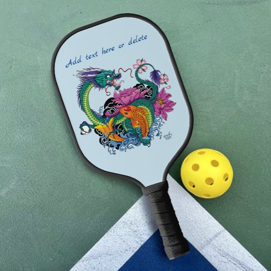 Chinese waterdraak koi vis pickleball paddle