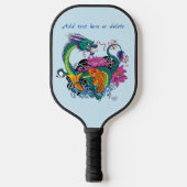 Chinese waterdraak koi vis pickleball paddle (Voorkant)