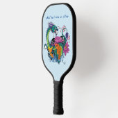 Chinese waterdraak koi vis pickleball paddle (Links)