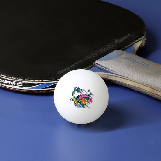 Chinese waterdraak koi vis pingpongbal