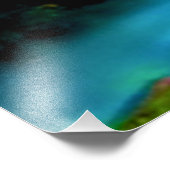 Chinese waterval foto afdruk (Hoek)