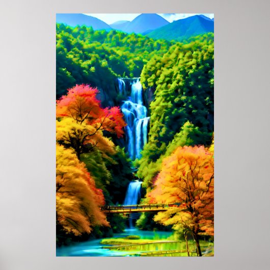 Chinese waterval poster (Voorkant)