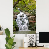 Chinese waterval poster (Thuiskantoor)