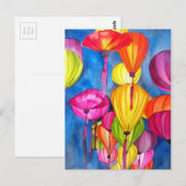 Chinese waterverf briefkaart (Voorkant / Achterkant)