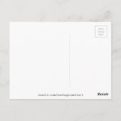 Chinese waterverf briefkaart (Achterkant)