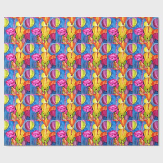 Chinese waterverf cadeaupapier (Vlak)