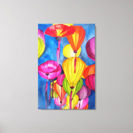 Chinese waterverf canvas afdruk