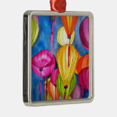 Chinese waterverf metalen ornament (Rechts)