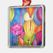 Chinese waterverf metalen ornament (Links)