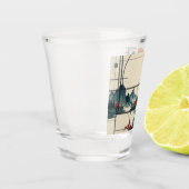 Chinese waterverf shot glas (Links)