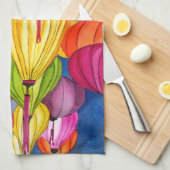 Chinese waterverf theedoek (Quarter Fold)