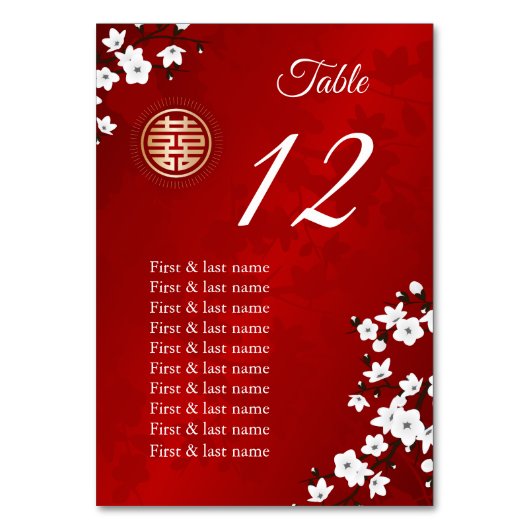 Chinese Weddenschappen Kaart (Voorkant)