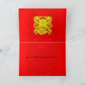 Chinese Weddenschapskaart - dubbel geluk (Binnen)