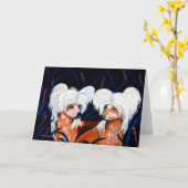 Chinese Wenskaarten Kaart (Gele Bloem)