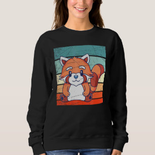 Chinese Wildlife Retro Forest Animal Panda Trui