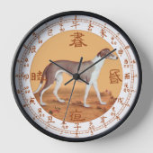 Chinese windhond (竹蔭西猊狗圖) Giuseppe Castiglione ~ (Voorkant)