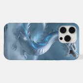 Chinese Witte Blauwe Draak Kunst Fantasy Ontwerp M iPhone Hoesje (Achterkant horizontaal)