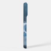 Chinese Witte Blauwe Draak Kunst Fantasy Ontwerp M iPhone Hoesje (Rechterkant)