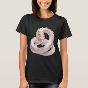 Chinese Witte Goud Draak Kunst Fantasie Ontwerp Me T-shirt
