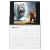 Chinese witte tijger #1 kalender (Mar 2027)