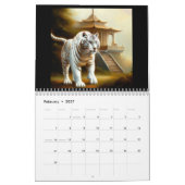 Chinese witte tijger #3 kalender (Feb 2027)