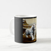 Chinese witte tijger (5) koffiemok (Voorkant links)