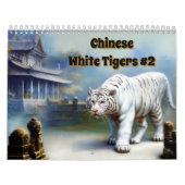 Chinese witte tijgers #2 kalender (Hoes)