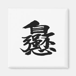 Chinese woorden karakters magneten vierkant