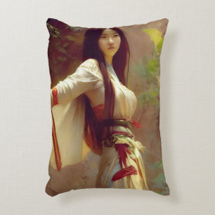 Chinese Wuxia vechter krijger vrouw fantasy tarot Accent Kussen