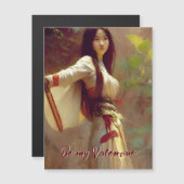 Chinese Wuxia vechter Martial Arts Valentijn (Voorkant / Achterkant)