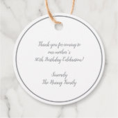 Chinese "xiexie"-gunst Hartelijk dank Labels (Achterkant)