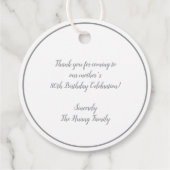 Chinese "xiexie"-gunst Hartelijk dank Labels (Achterkant)