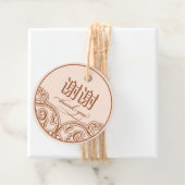 Chinese "xiexie"-gunst Hartelijk dank Labels (In situ)