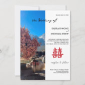 Chinese Yak Huwelijksuitnodiging Kaart (Voorkant)