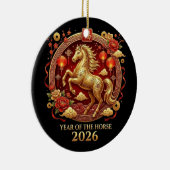 Chinese Year of Horse 2026 Celebrations Keramisch Ornament (Rechts)