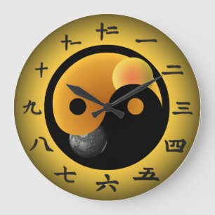 Chinese Yin Yang Clock Grote Klok
