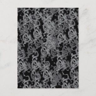 Chinese Ying Yang Dragon Briefkaart