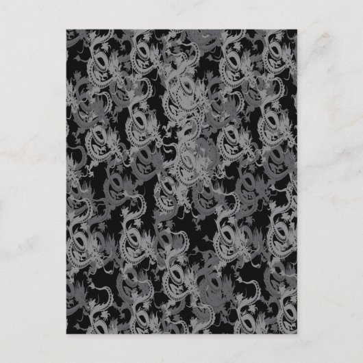 Chinese Ying Yang Dragon Briefkaart (Voorkant)
