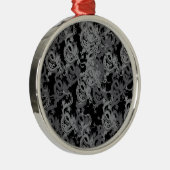 Chinese Ying Yang Dragon Metalen Ornament (Rechts)