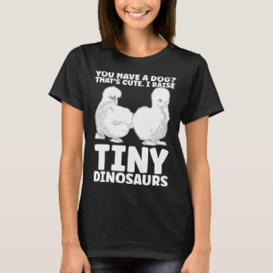 Chinese Zijde Zijde Kip Boer Zijdeachtig T-shirt