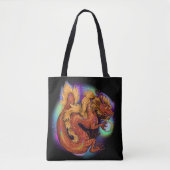 Chinese Zodiac 2024 Jaar van de Draak Tote Bag (Voorkant)