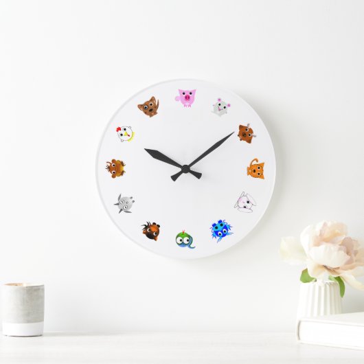 Chinese Zodiac Animals Grote Klok (Huis)