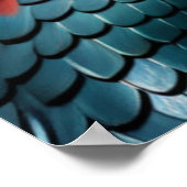 Chinese Zodiac Art Jaar van de Draak Realistisch Poster (Hoek)