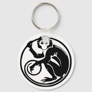 Chinese Zodiac Calender Monkey 猴 Sleutelhanger