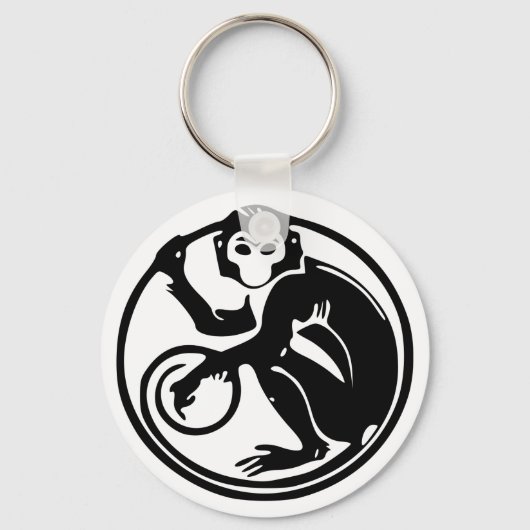 Chinese Zodiac Calender Monkey 猴 Sleutelhanger (Voorkant)