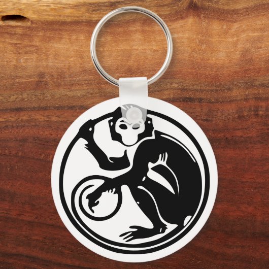 Chinese Zodiac Calender Monkey 猴 Sleutelhanger (Voorkant)