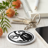 Chinese Zodiac Calender Monkey 猴 Sleutelhanger (Zijkant)