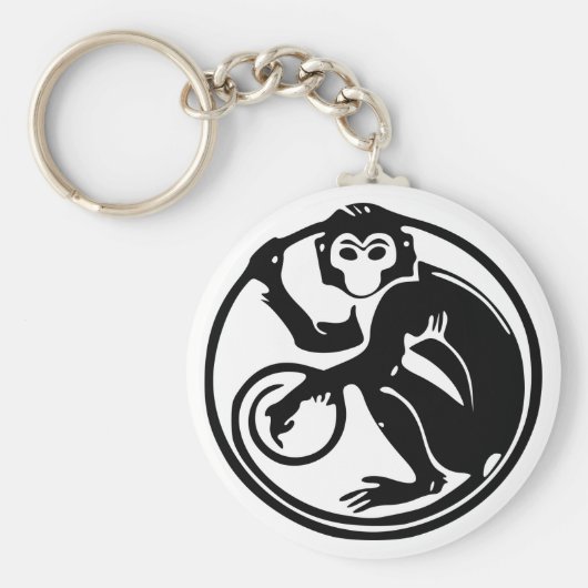 Chinese Zodiac Calender Monkey 猴 Sleutelhanger (Voorkant)